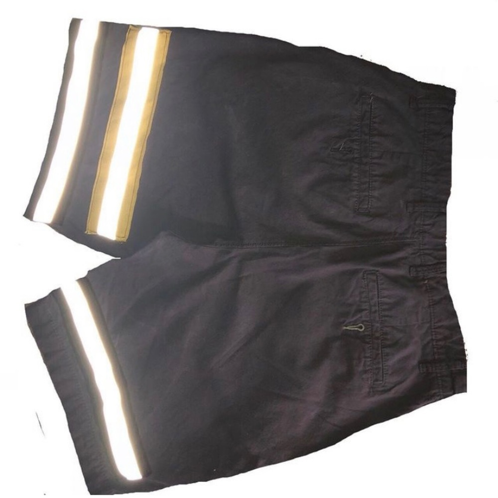 ✇ REFLECTIVE &FLAME PATCHWORK SHORTS✇ - Picture 2 of 3